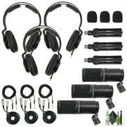 Zoom ZDM-1 Podcast Mic Pack, Dynamic Microphone, ZHP-1 Headphones, TPS-4 Tripod, Windscreen, 2-Meter XLR Cable for Recording & Streaming + Cleaning Kit (Pack of 3)
