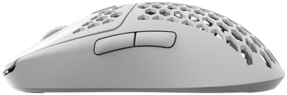 G-Wolves HTX ACE Wireless Gaming Mouse 37g Ultra Lightweight Honeycomb Design(Honeycomb, White)