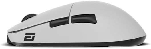 ENDGAME GEAR XM2w 4k v2 Wireless Gaming Mouse White – 30K DPI Optical Sensor, 4000Hz Polling, Claw-Grip Design for Medium to Large Hands, Lightweight (61.5g)