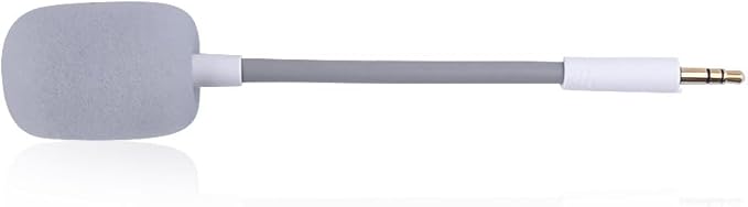 HUYUN Barracuda X Mic Replacement for Razer Barracuda X Wireless Gaming Headphone,3.5mm Detachable Gaming Microphone Boom (White)