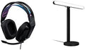 Logitech G335 Wired Gaming Headset + Litra Beam Premium LED Gaming Key Light with Truesoft - Black