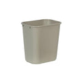 Rubbermaid Soft Wastebasket, 7 Gallon, Beige, Plastic