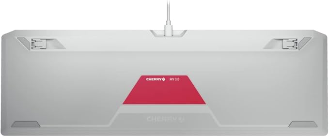 Cherry MV 3.0 Viola Wired Mechanical Gaming Keyboard. RGB Backlight with Cross Linear Viola Switches. from The Makers of The MX Switch. (White)