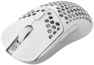 G-Wolves HTX ACE Wireless Gaming Mouse 37g Ultra Lightweight Honeycomb Design(Honeycomb, White)