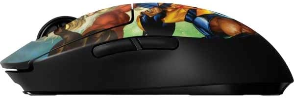 Skinit Decal Other Skin Compatible with G Pro Wireless Gaming Mouse - Officially Licensed Marvel X-Men Wolverine Vs Sabretooth Design