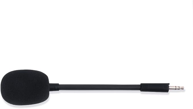 Barracuda X Mic Replacement for Razer Barracuda X Wireless Gaming Headphone,3.5mm Detachable Gaming Microphone Boom (Black)