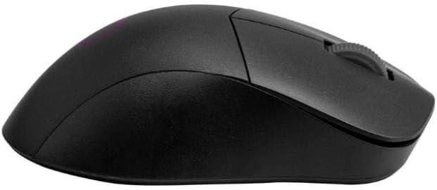 Cooler Master MM731 Wireless Gaming Mouse Black, Adjustable 19,000 DPI, Palm|Claw Grip, 2.4GHz|Bluetooth, PixArt Optical Sensor, Ultraweave Cable, PTFE Feet, RGB Lighting (MM-731-KKOH1)