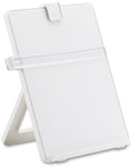 Non-Magnetic Desktop Copyholder, 25 Sheet Capacity, Plastic, Platinum