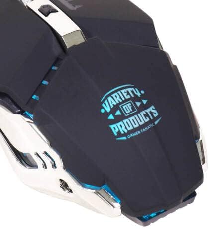 Gamer Fanatic Q15 RGB Wireless Gaming Mouse Ergonomic LED Black Multi-Coloured Lightweight 6 Buttons Great Online Gaming Experience, Long Battery Life, Nicely Designed