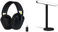 Logitech G435 Lightspeed Wireless Gaming Headset + Litra Beam Premium LED Gaming Key Light with Truesoft - Black