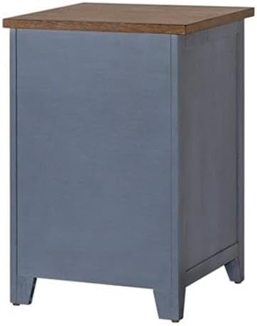Pemberly Row Set of 2 3-Drawers Wood Filing Cabinet & 4-Shelves Bookcase