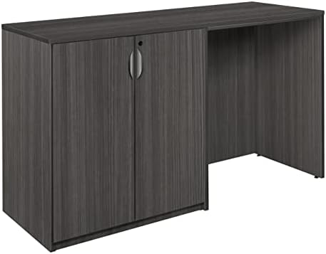 Regency Legacy Stand Up Side to Side Storage Cabinet/Desk- Ash Grey