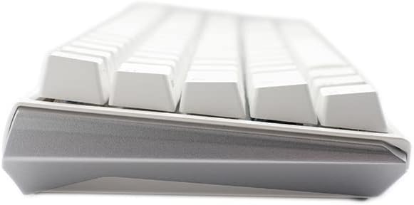 Ducky One 3 White 60% Mechanical Keyboard: Quack Mechanics Dampening, Hot-Swappable Cherry Speed Silver Switches, High-Density PBT Doubleshot Keycaps, RGB, US, White