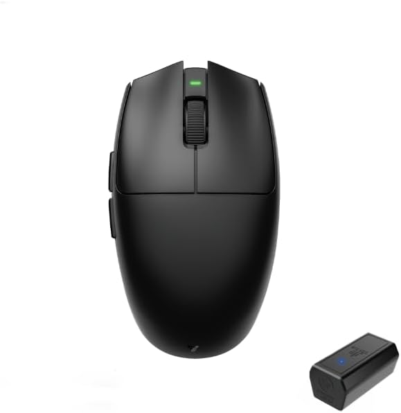 FANTECH ARIA XD7V2 PRO Wireless Gaming Mouse, 8K Polling, Pixart 3395 Gaming Sensor 26K DPI HUANO Switches, 53g Ultra-Lightweight, 5 Buttons, Compatible with PC/Mac - Black