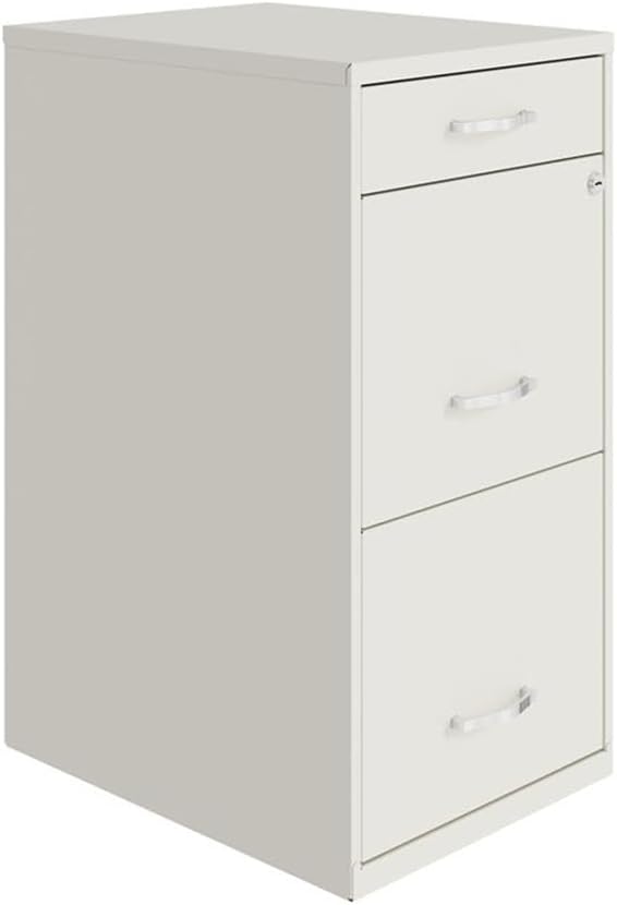 Home Square 2-Piece Set with Mobile Desk & 3 Drawer File Cabinet