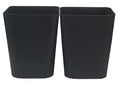 1.6 Gallon Small Trash Can Bathroom Wastebasket Garbage Can for Kitchen Office Bathroom,Pack of 2(1.6 Gallon(2 Pack), Black)