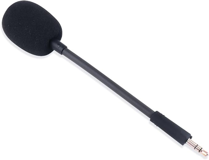 Barracuda X Mic Replacement for Razer Barracuda X Wireless Gaming Headphone,3.5mm Detachable Gaming Microphone Boom (Black)