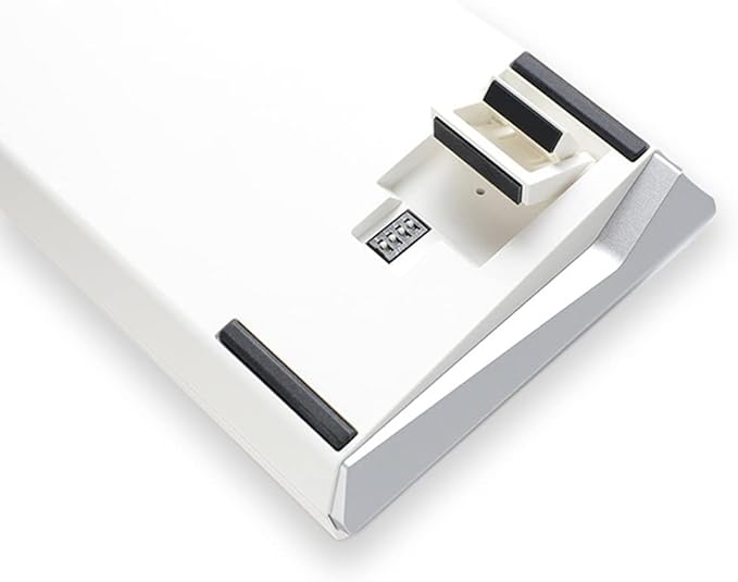 Ducky One 3 White 60% Mechanical Keyboard: Quack Mechanics Dampening, Hot-Swappable Cherry Blue Switches, High-Density PBT Doubleshot Keycaps, RGB, US, White