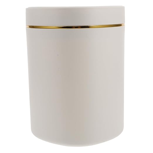 Slim Garbage Can Desktop Trash Can Mini Press Lid Waste Basket Countertop Bin Rubbish Bucket Tabletop Waste Container Space-Saving Design