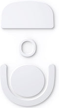 SmoothGlide PTFE Rounded Replacement Mouse Skates Feet for G Pro X 2 Logitech Superlight GPX 2, Ultra-Smooth and Durable, 3M Adhesive, Gaming Mouse White