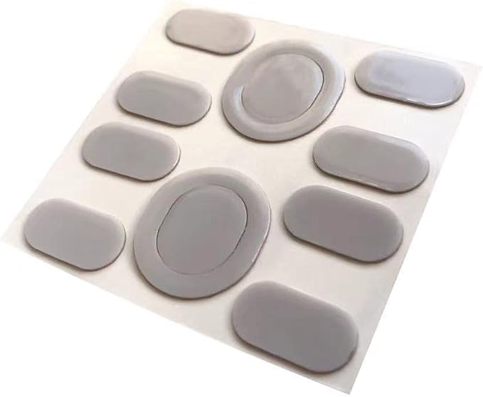 Mouse Skates Pads Mouse Feet for Logitech G203 LIGHTSYNC Wired Gaming Mouse / G102 / G PRO (Pack of 2, Grey)
