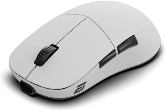 ENDGAME GEAR XM2w 4k v2 Wireless Gaming Mouse White – 30K DPI Optical Sensor, 4000Hz Polling, Claw-Grip Design for Medium to Large Hands, Lightweight (61.5g)