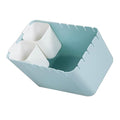 SOLUSTRE Slim Desk Waste Bin Trash Can for Desk Material Dry Wet Separation Bin Desktop Garbage Can