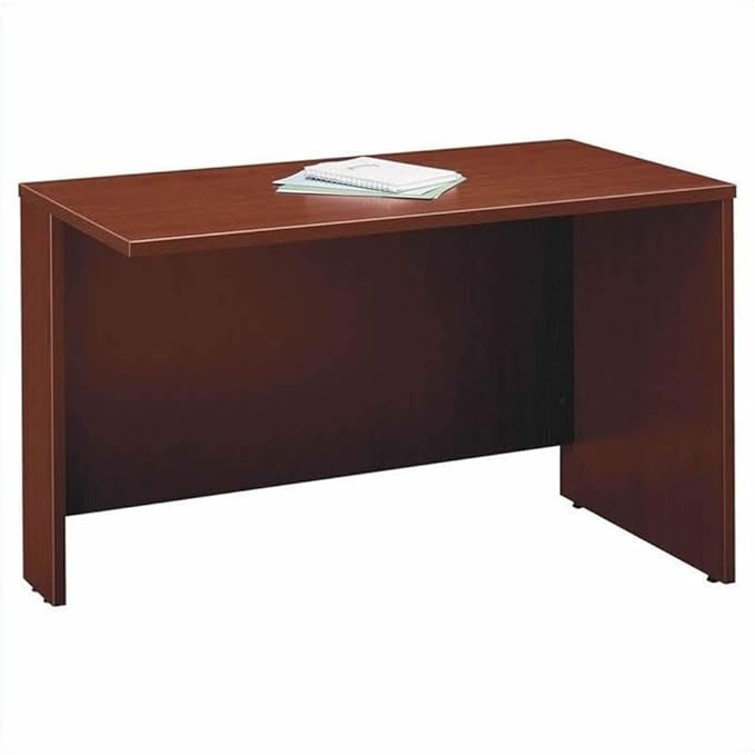 Bush Furniture Series C U-Shape Wood Office Suite in Mahogany
