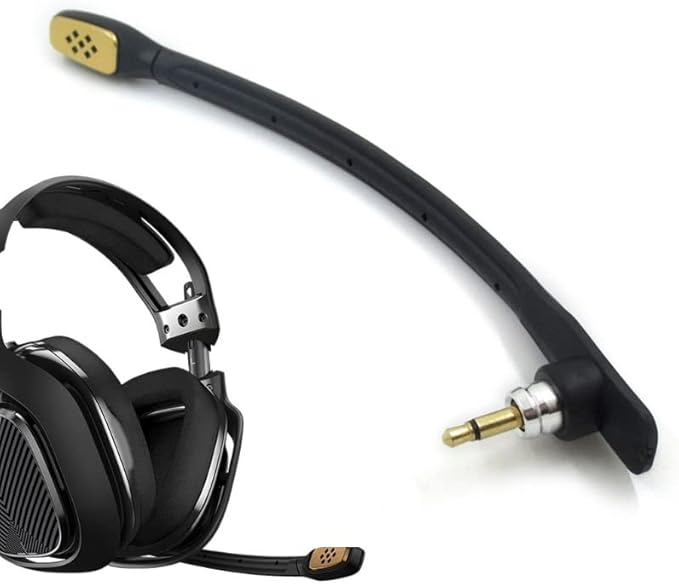 Sqrmekoko A40 TR Mic, Microphone Replacement for Astro A40 / A40 TR Gaming Headset on PS5, PS4, Xbox One, PC, Mac, Phone, Noise Cancelling