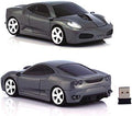 Jinfili Car Wireless Mouse Ergonomic Optical Mice USB 2.4G Mini Receiver for Windows Laptop Notebook Mac