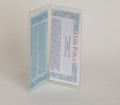 StoreSMART® - Brochure & Policy Holder - Double Pocket Center Load - Clear Plastic - 10-Pack - R1068B-10