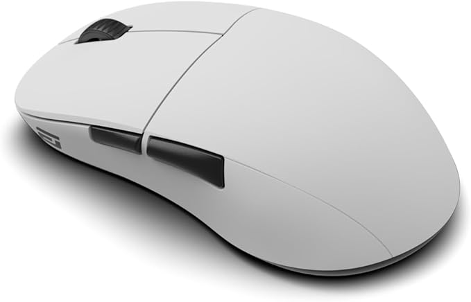 ENDGAME GEAR XM2w 4k v2 Wireless Gaming Mouse White – 30K DPI Optical Sensor, 4000Hz Polling, Claw-Grip Design for Medium to Large Hands, Lightweight (61.5g)