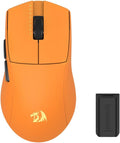 Redragon M916 ULT Wireless 8K Polling Rate Gaming Mouse, 54G Ultra-Lightweight 30,000 Max DPI Gaming Mice w/Ergonomic Natural Grip Build, Full Programmable Buttons, Orange
