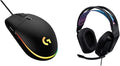 Logitech G335 Wired Gaming Headset + G203 Wired Gaming Mouse Bundle - Black