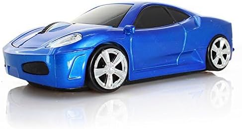 Jinfili 2.4Ghz Wireless Car Shape Mouse 3D Optical Gaming Mice USB Mini Receiver for PC Laptop Computer