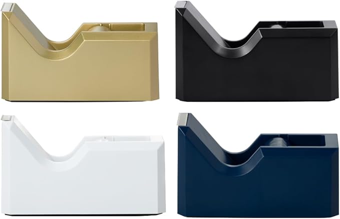 JAM PAPER Colorful Desk Tape Dispensers - Assorted Business Colors - 4/Pack