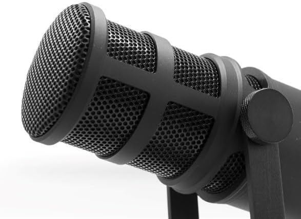 YTM-165D Dynamic XLR Podcast Microphone with Mid-Range Boost, Low-Cut Filter, and High Sensitivity – Ideal for Vocal Clarity in Live Streaming, Recording, and Broadcasting
