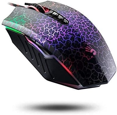 Bloody Optical Gaming Mouse with Light Strike (LK) Switch & Scroll - Fully Programmable and Advance Macros (A70 II)