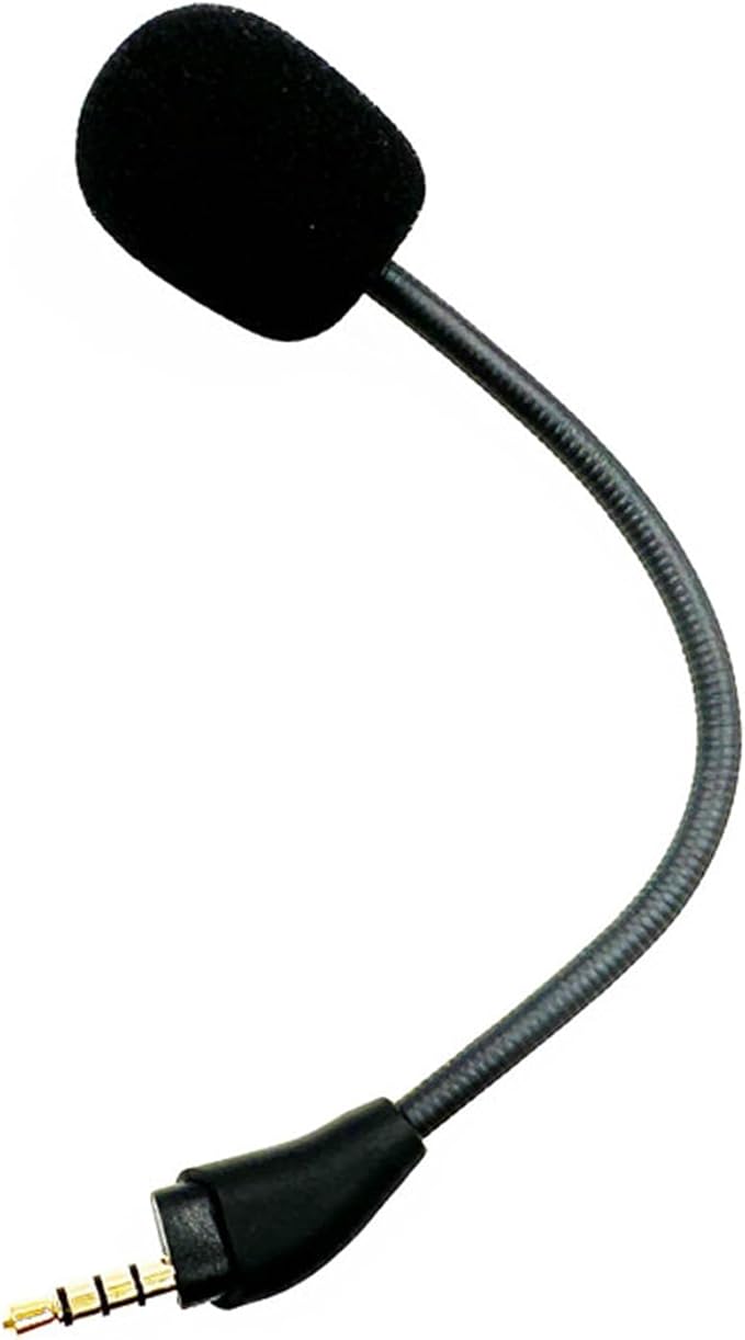 Replacement Game Mic Microphone for Wired Kingston HyperX Cloud III Gaming Headset, Detachable Mic Boom for PC PS5 PS4 Xbox Series X/S, 3.5 mm Jack