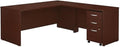 Bush Business Furniture Studio C 72W Computer Desk with Wire Management and Modesty Panel in Black Walnut, Professional Table for Home Office and Corporate Office