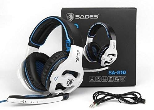 Xbox Gaming Headset for Xbox Series, Xbox One,PS4, PlayStation, PS5 Over Ear Headphone with Mic Noise Cancelling(White)