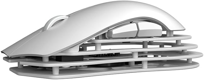 AJAZZ M259 Magnesium Aluminum Alloy Mouse, BT/2.4G/USB-C Lightweight Mice (White)