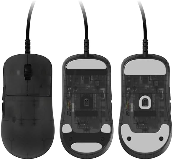 ENDGAME GEAR OP1 8k v2 Dark Frost – Esports Gaming Mouse with Cable, 30K DPI Optical Sensor, 8000Hz Polling, Hot-Swappable Switches & Claw-Grip Design