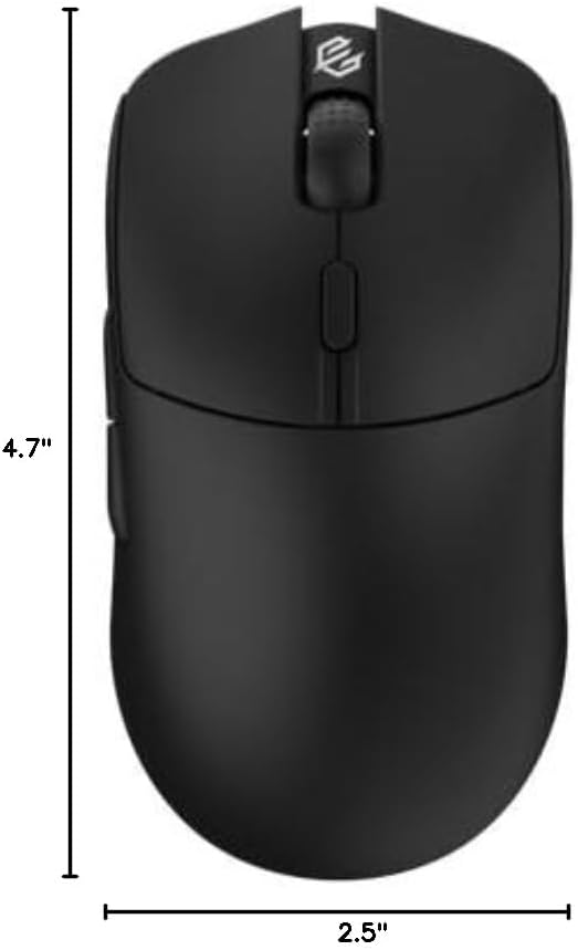 G-Wolves HTX ACE Wireless Gaming Mouse 39g Ultra Lightweight Design(Non-Honeycomb, Black)