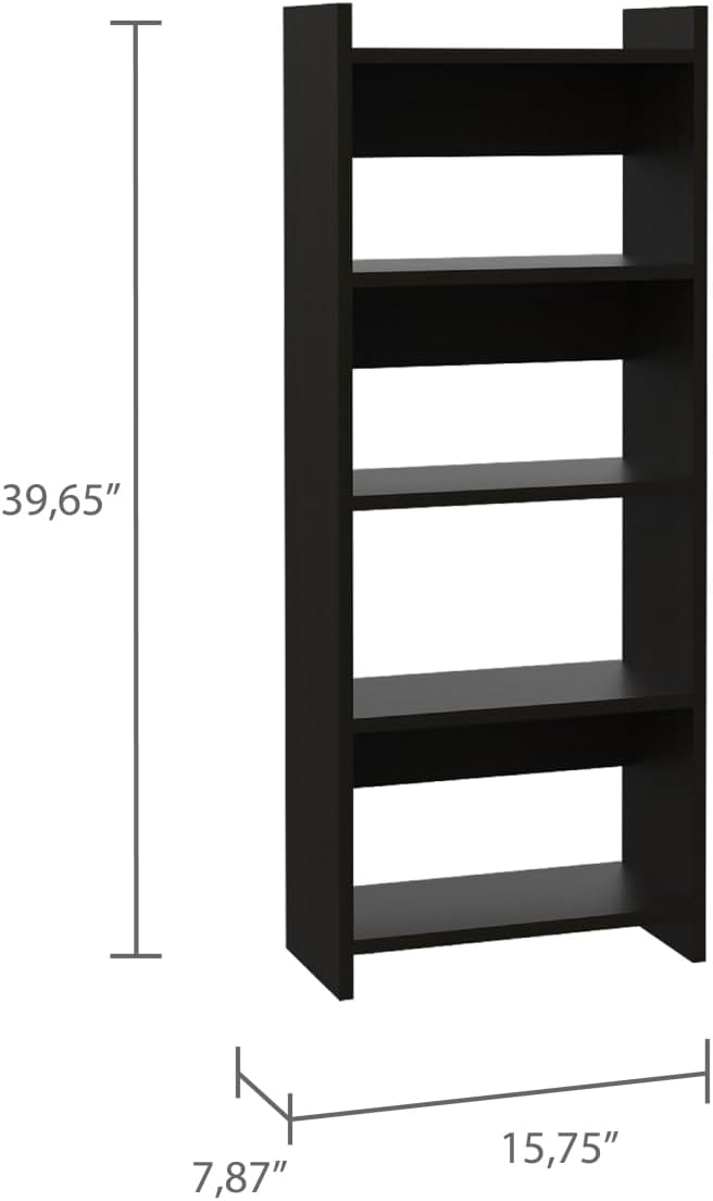 Two Piece Home Office Set - Engineered Wood Black - Durable Workstation Set - Home Office, Workspace - Elegant Finish
