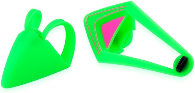 Glow in Dark Silicone Cat Kitty Ears Lovely Fluorescent Cat Ears Compatible for Bose/Razer/HyperX/Corsair/SteelSeries Arctis/Edifier Gaming Headphones (Green)