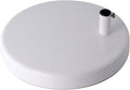 Desk Lamp Base: Round inches Mounting Stand for Desk Lamps,Magnifying Glass with Light,Mic Arm Desk Mount,Swing Arm Desk Lamp,for Home Office,Compatible for lk-1 cl-2 (Silver)