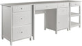 Winsome Wood Delta 3-Pc Set Home Office, White