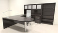 6pc Modern Contemporary U Shape Executive Office Desk Set, RO-ABD-U24