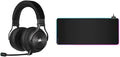 Corsair Virtuoso RGB Wireless XT High-Fidelity Gaming Headset with Bluetooth and Spatial Audio - Works with Mac, PC, PS5, PS4, Xbox Series X/S - Slate & MM700 RGB Extended Cloth Gaming Mouse Pad